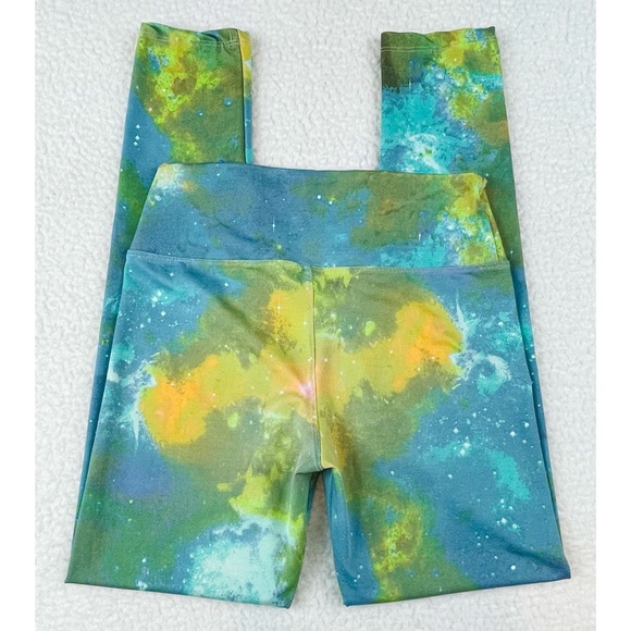 Universe Galaxy Printed High-Waisted Leggings - Picture 2 of 9